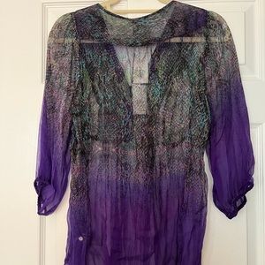 Sheer bohemian blouse from Nordstrom NWT